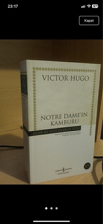 NOTRE DAME?İN KAMBURU kitap