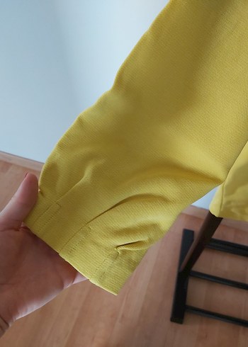 Sarı Keten   çok şık bluz orjinal - Görsel 4