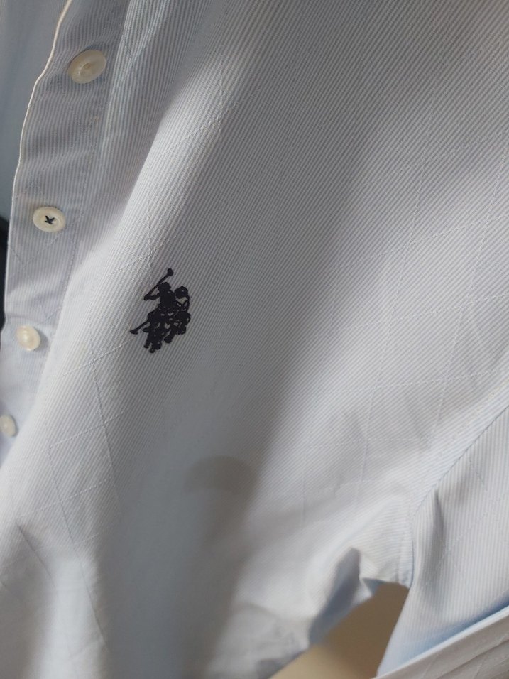 Kadın mavi Pamuklu Uzun Kollu Gömlek - Görsel 3