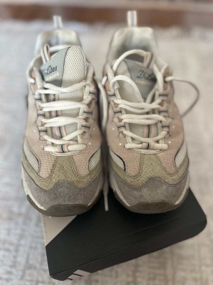 Skechers Bej Renk Bağcıklı Kadın Spor Ayakkabı - Görsel 5