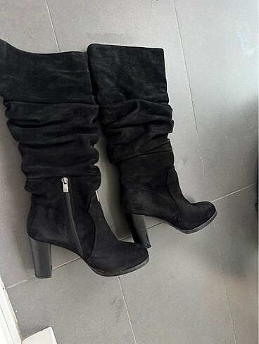 Kadın süet çizme - Görsel 2