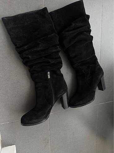 Kadın süet çizme - Görsel 3