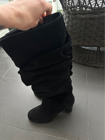 Kadın süet çizme - Görsel 5