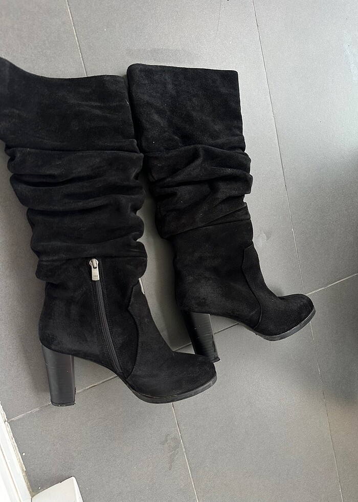 Kadın süet çizme - Görsel 2