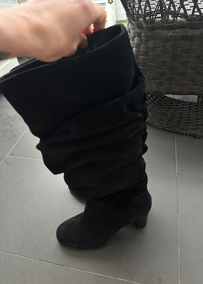 Kadın süet çizme - Görsel 5