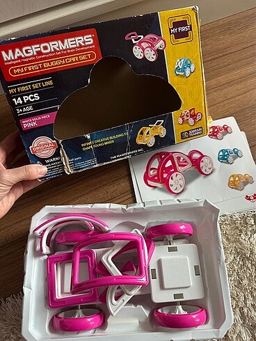Magformers manyetik blok araba