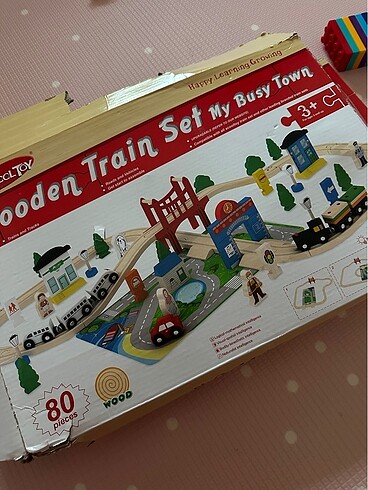Ahşap tren seti