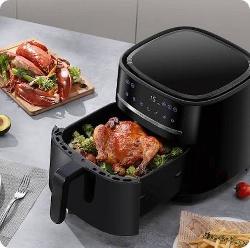 Xiaomi Siyah Dijital airfray - Görsel 4