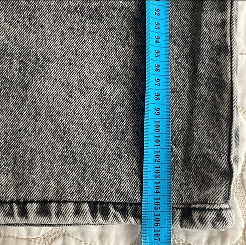 34 Beden gri Renk Trendyol Wide Leg Kot Pantolon