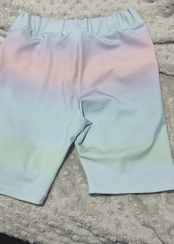 Kızlar İçin Pastel Batik Desenli Şort - Görsel 4