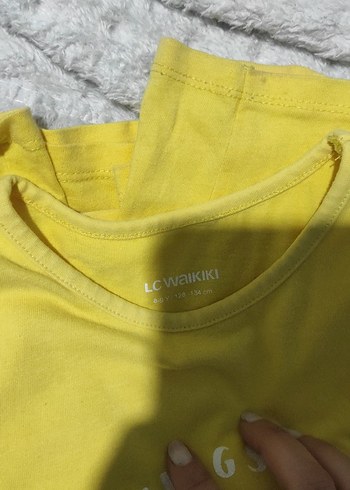 Sarı Uzun Kollu Kız Çocuk Tişörtü - Görsel 2