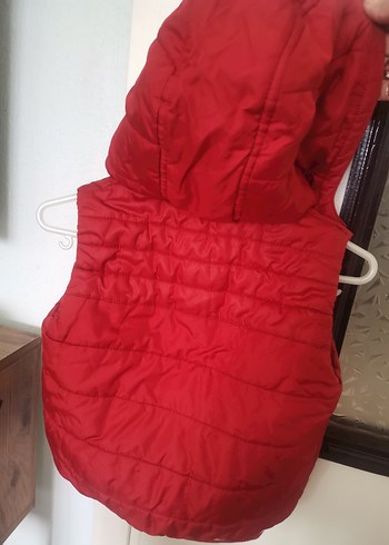 Kırmızı Fermuarlı Erkek Çocuk Yeleği - Görsel 6
