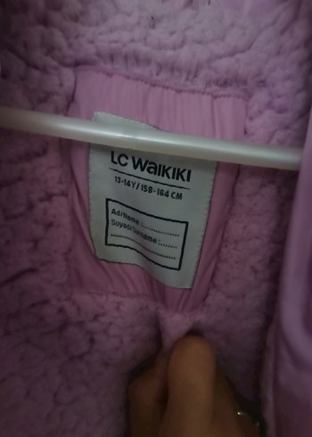 Kız Çocuk lila Fermuarlı Kaban şişme mont - Görsel 9