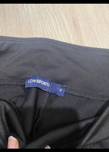 Kadın Lacivert Bantlı Spor Tayt Velcro Detaylı - Görsel 3