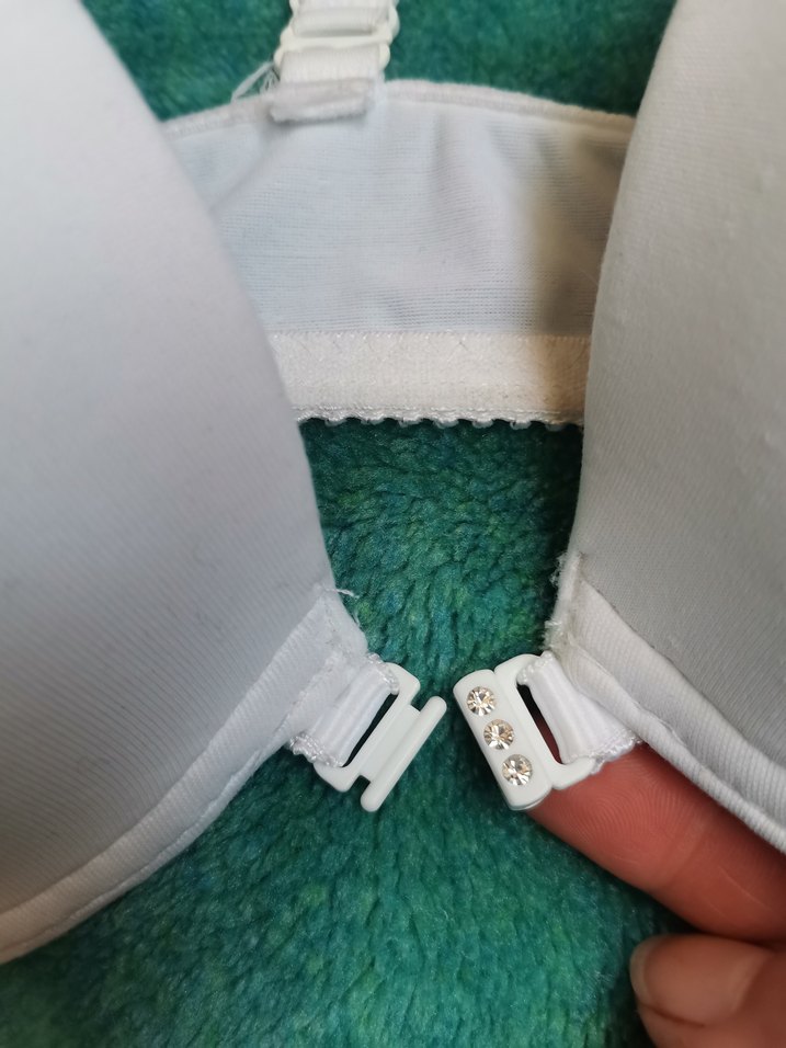 Nakışlı Beyaz Bohem Sütyen - Görsel 2