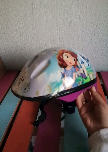 Parlak Baskılı Mor Motosiklet Kaskı - Görsel 5