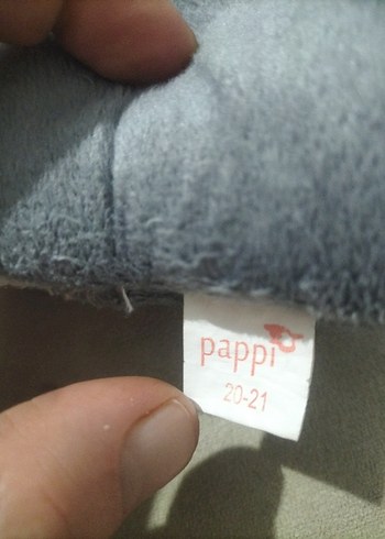 Unitex Gri Nakışlı Sıcak Ev Terliği - Görsel 4