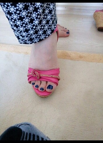 Flo Ayakkabı Pembe sandalet