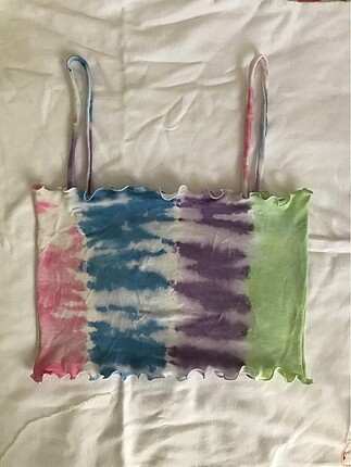 Zara Batik desenli crop top