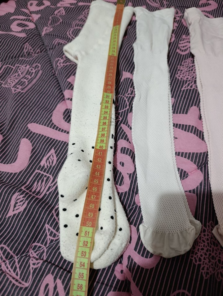 Beyaz Çocuk Külotlu Çorap Seti - Görsel 4