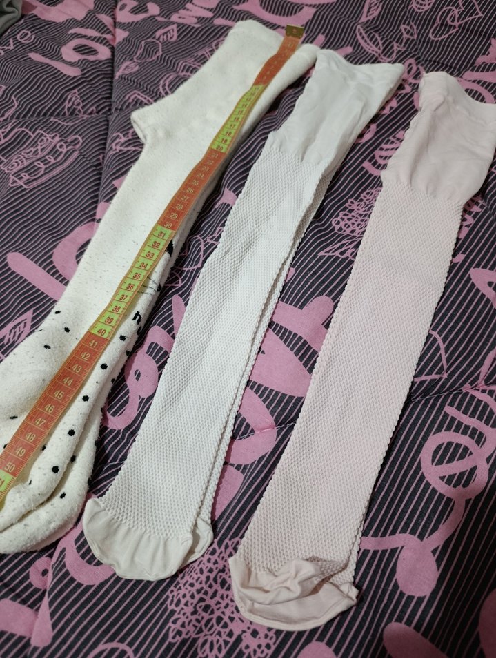 Beyaz Çocuk Külotlu Çorap Seti - Görsel 5