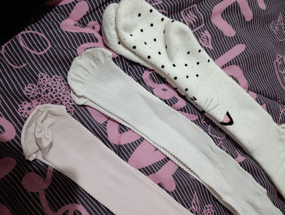 Beyaz Çocuk Külotlu Çorap Seti - Görsel 2