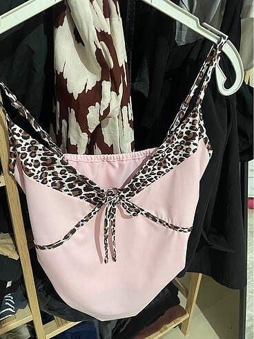 Leopar crop top