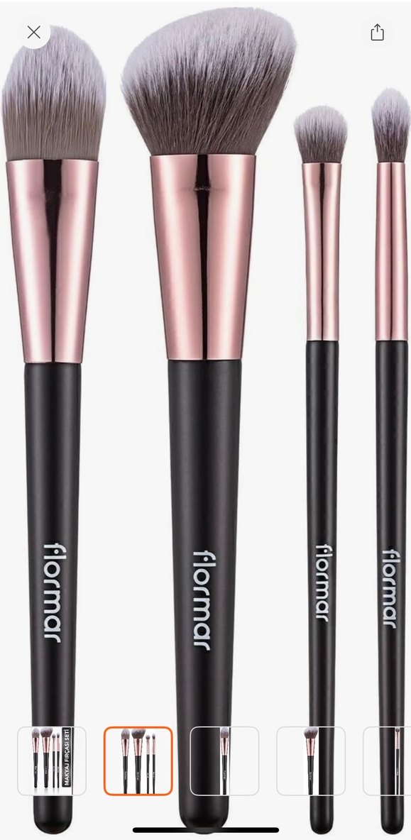Flormar Siyah Makyaj Fırçası Seti - Görsel 2
