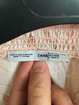 Zara Zara renkli dökümlü bluz