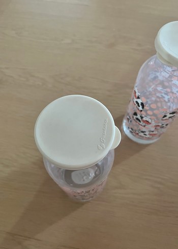 Paşabahçe Pembe Desenli Cam Sürahi Seti