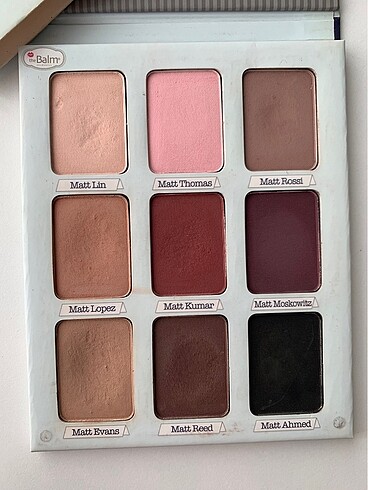 The Balm The Balm Meet Matte Trimony Far Paleti