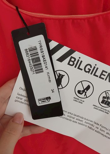 xs Beden kırmızı Renk Trendyol Kırmızı Uzun Drapeli Tek Omuz Abiye Elbise