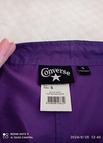 s Beden mor Renk Converse kadın şort