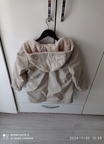 9 Yaş Beden Orijinal Kız çocuk Zara kaban mont