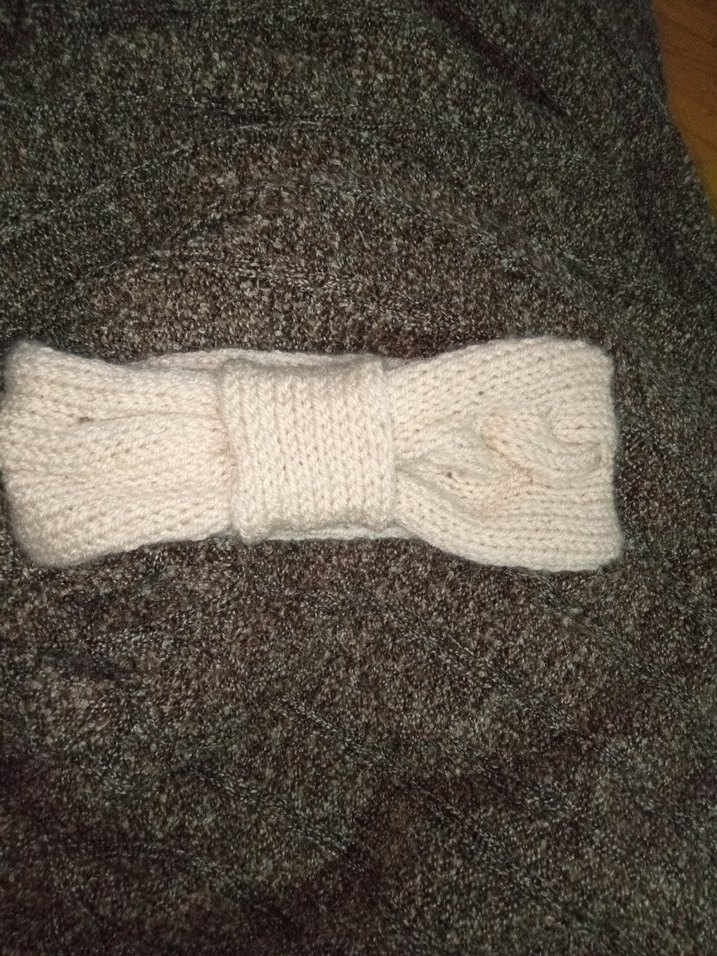 Bej Örgü Kadın bandana - Görsel 2