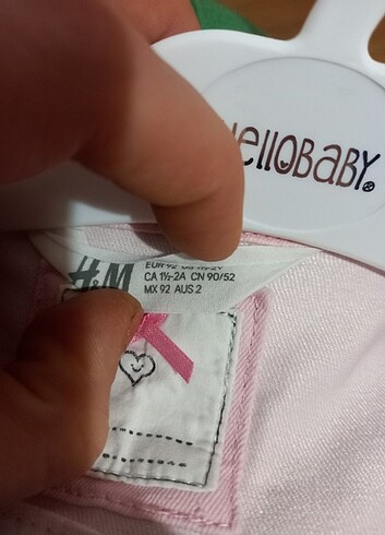 18-24 Ay Beden Kız çocuk kot ceket