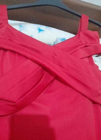 s Beden kırmızı Renk Abiye elbise 