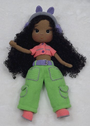 Pastel Renkli Amigurumi Örgü Bebek - Görsel 2