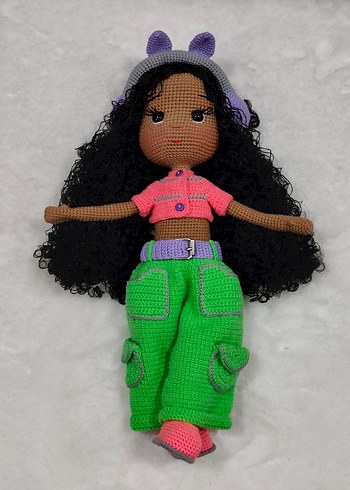 Pastel Renkli Amigurumi Örgü Bebek - Görsel 13