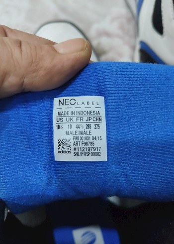 Beyaz Mavi Adidas Erkek Spor Ayakkabı - Görsel 3