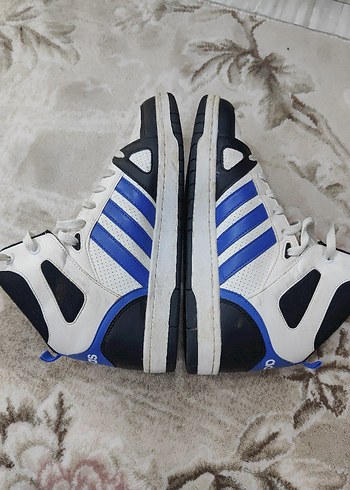 Beyaz Mavi Adidas Erkek Spor Ayakkabı - Görsel 6