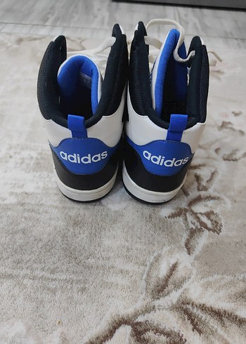 Beyaz Mavi Adidas Erkek Spor Ayakkabı - Görsel 2