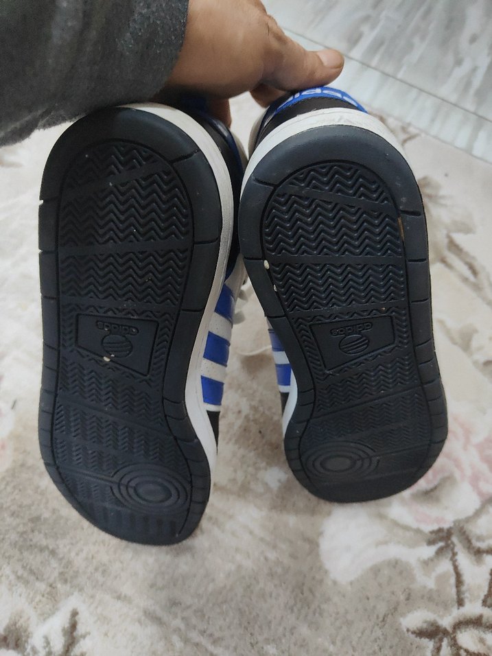 Beyaz Mavi Adidas Erkek Spor Ayakkabı - Görsel 4