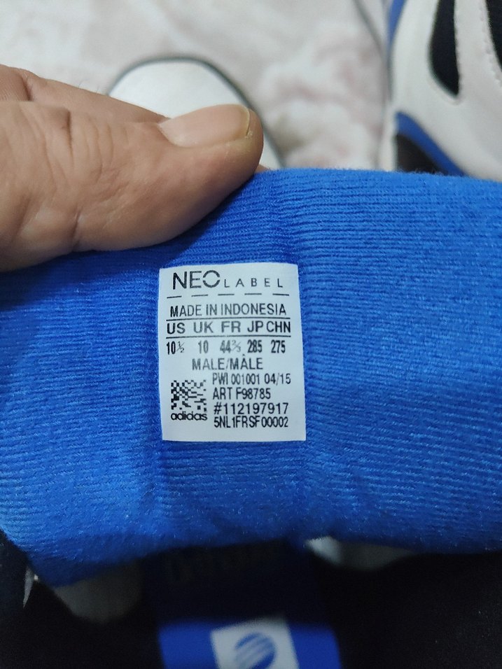 Beyaz Mavi Adidas Erkek Spor Ayakkabı - Görsel 3