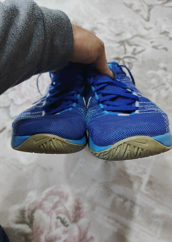 Mavi Elastik Bağcıklı Nike Basketbol Ayakkabısı - Görsel 5