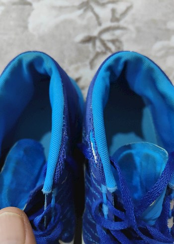 Mavi Elastik Bağcıklı Nike Basketbol Ayakkabısı - Görsel 8