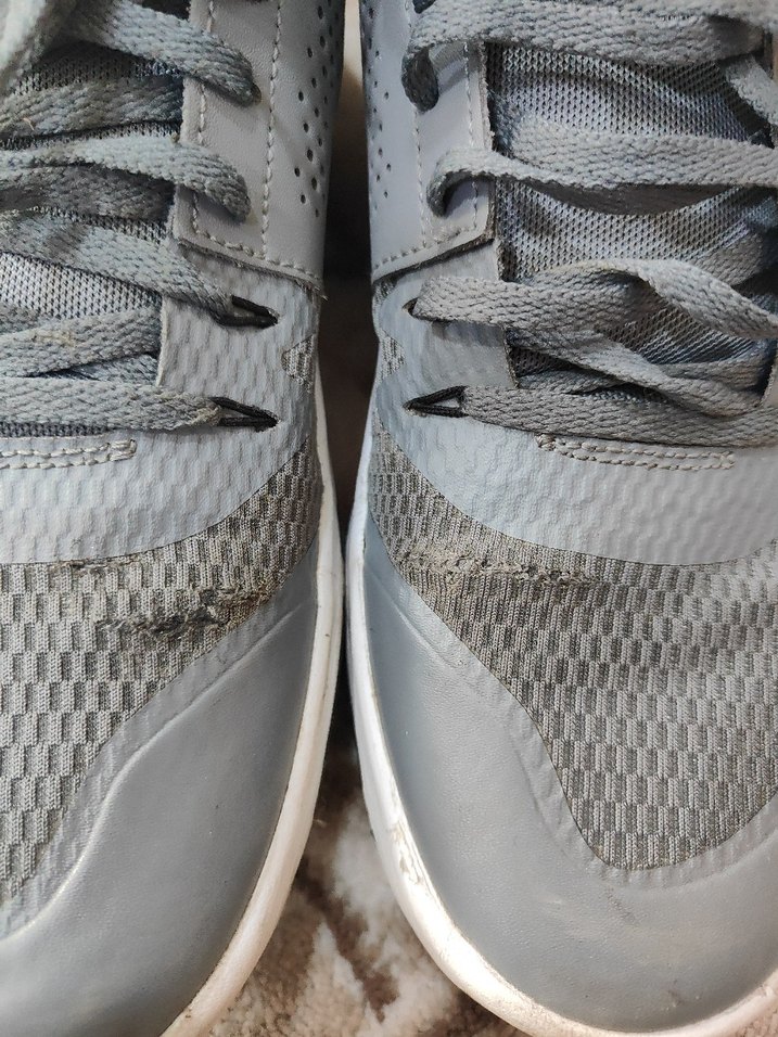 Nike Gri Bağcıklı Spor Ayakkabı - Görsel 2