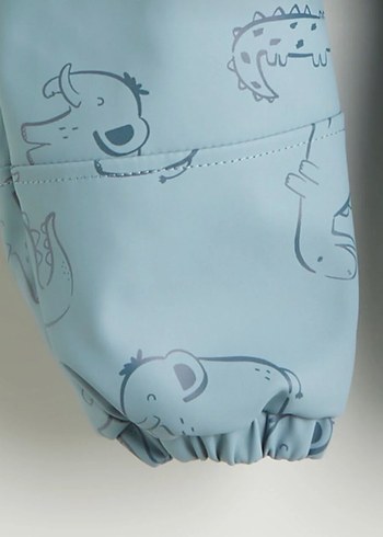 Mavi Bebek Erkek Tulum, Kürklü, Sokak Stili - Görsel 2