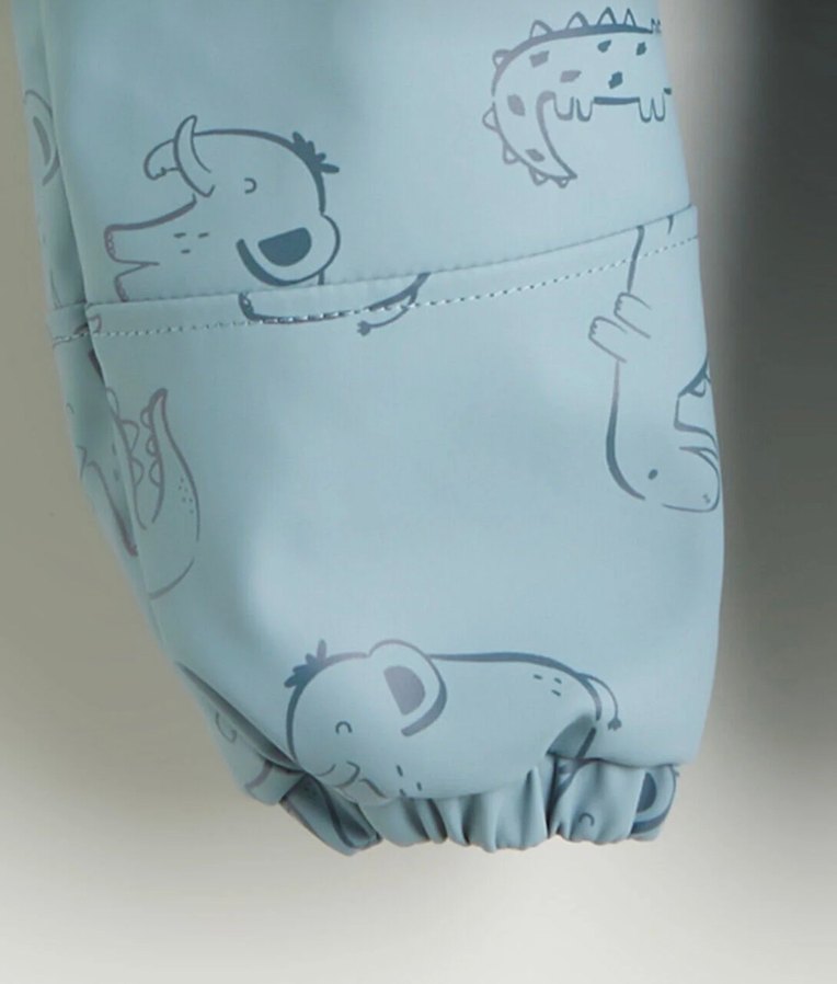 Mavi Bebek Erkek Tulum, Kürklü, Sokak Stili - Görsel 2