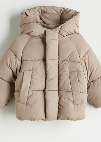 Kahverengi Erkek Çocuk Şişme Mont - Görsel 3